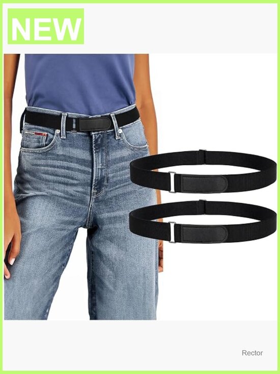 Multi-Functional Adjustable Elastic Waistband Crop Top Tuck Belt for Women main image 3